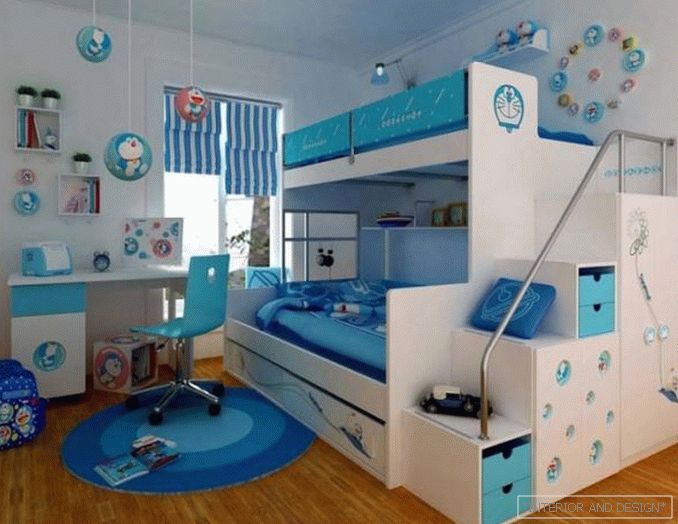 Дизајн соба за две момчиња