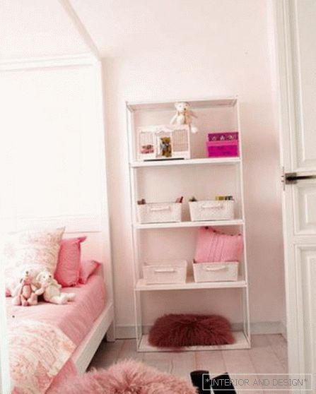 Спална соба во розови и виолетови нијанси - фото 5