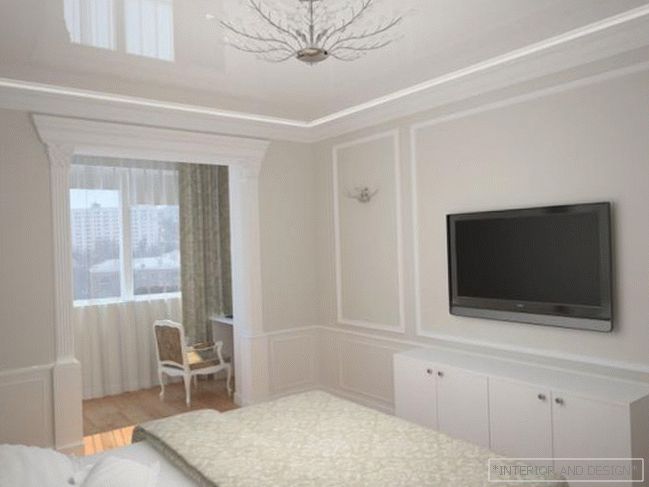 Спална соба, во комбинација со балкон или чардак - фото 1