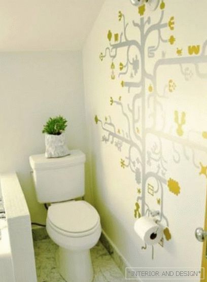 Боја решение за тоалет дизајн 15