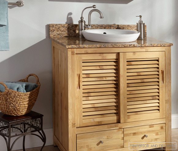 Мебел од дрвен бања - 3