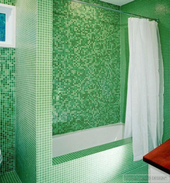 Плочка зелена во внатрешноста на бањата - 3