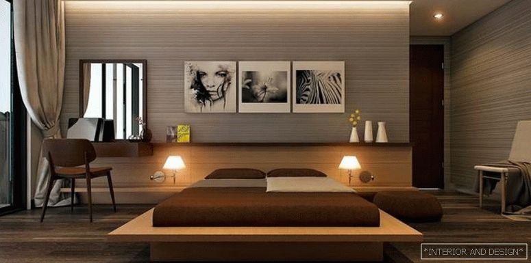 Завеси за спалната соба во стилот на минимализмот 7