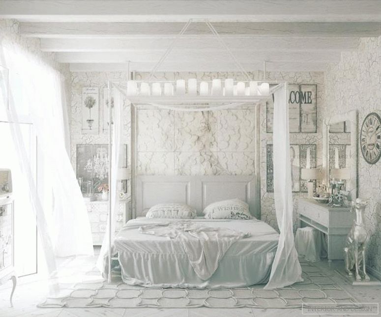 Завеси за спалната соба во стилот на Провансаа 3
