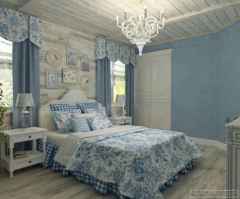 Завеси за спалната соба во стилот на Провансаа 5